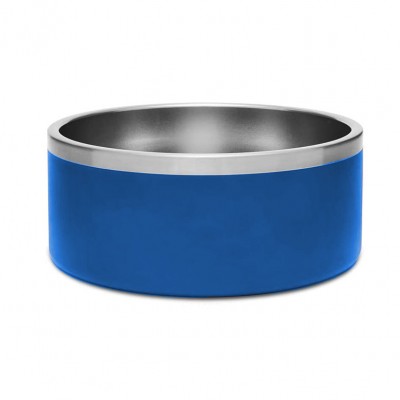 Non-Slip Rubber Base Food Water Bowl Rust Resistant Elevated Stainless Steel Dog Bowl