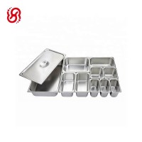 201/304 stainless steel all size gn pans, gastronorm container