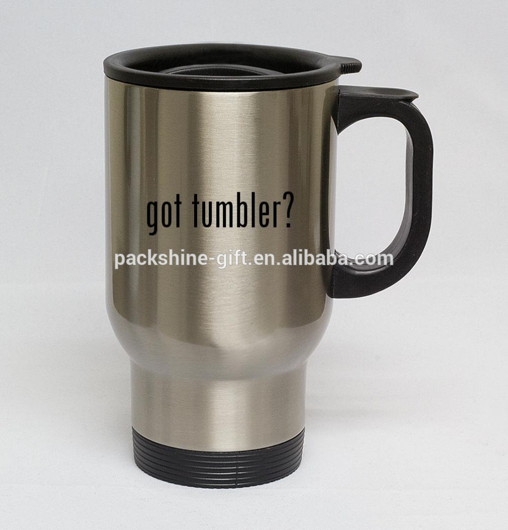 easy hand 18/8 double wall customize logo tumbler 500ml stainless coffee mug